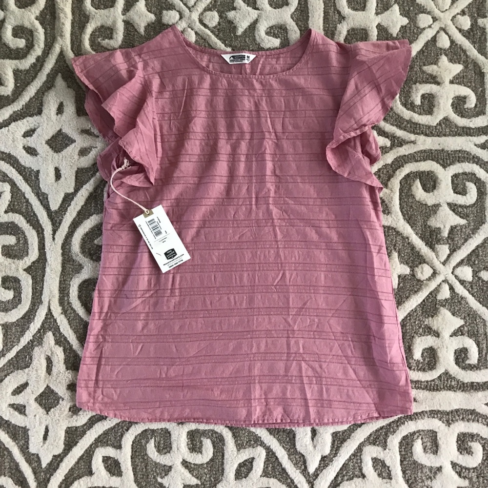 Mountain Khakis Ruffle Sleeve Shirt